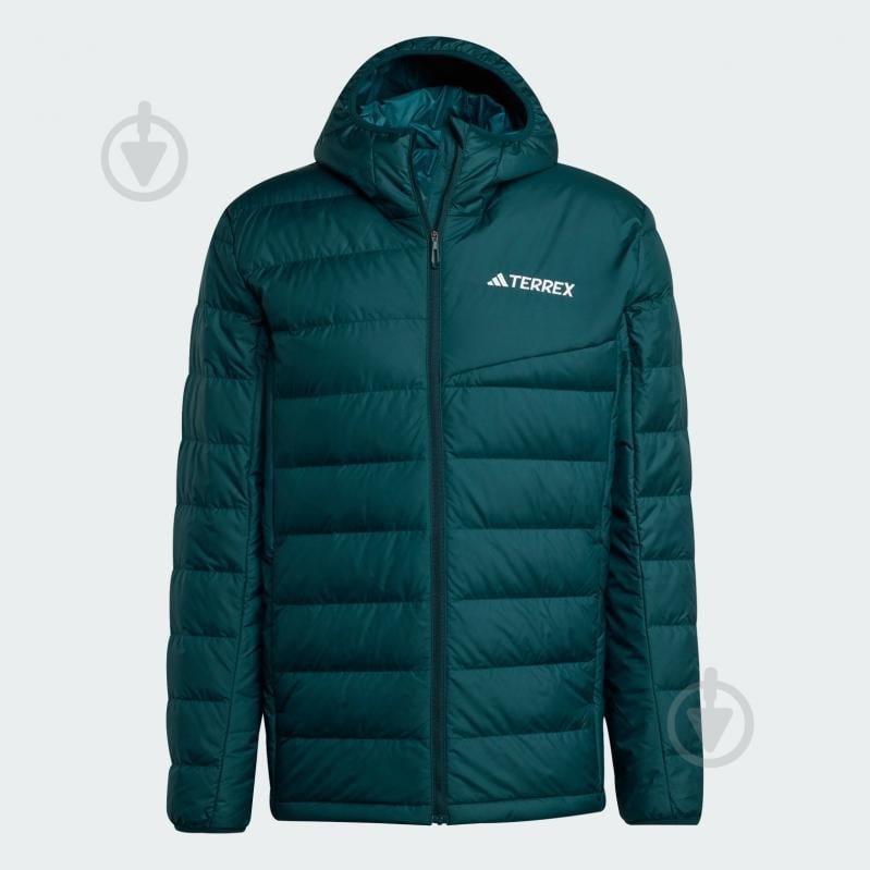 Пуховик чоловічий зимовий Adidas Mt Down Ho J JZ9970 р.2XL зелений - фото 6 Пуховик чоловічий зимовий Adidas Mt Down Ho J JZ9970 р.2XL зелений - фото 6