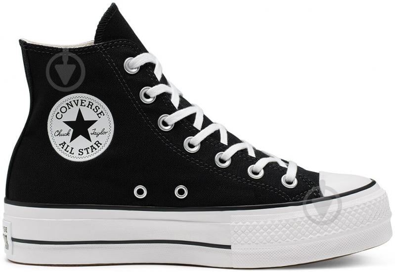 Кеды Converse CHUCK TAYLOR ALL STAR PLATFORM CANVAS 560845C р.42 черный - фото 10