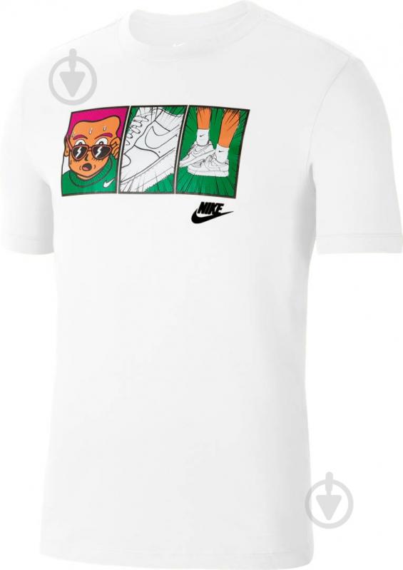 Футболка Nike M NSW TEE FTWR 1 ILLUSTRATION CT6527-100 р.2XL белый - фото 1