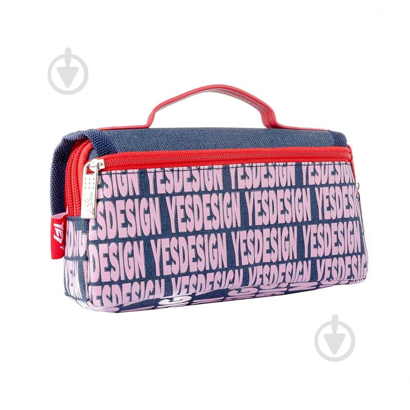 Пенал WL-01 Love YES синий - фото 2