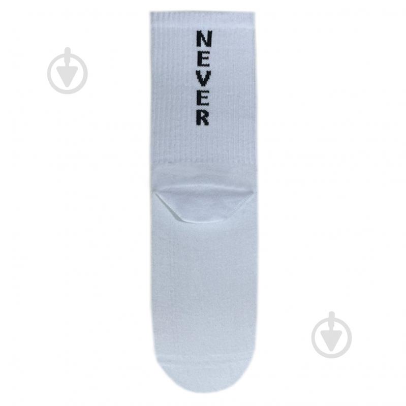 Носки мужские Premier Socks с надписью NEVER ALONE р.25 белый - фото 2