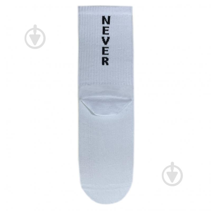 Носки мужские Premier Socks с надписью NEVER ALONE р.27 белый - фото 2