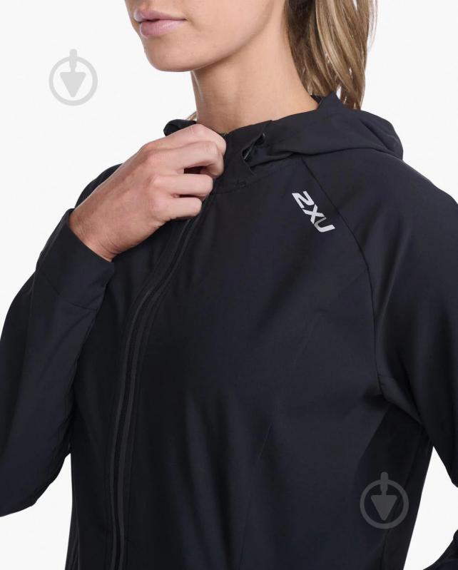 Куртка жіноча 2XU Aero Jacket WR6859a_BLK/SRF р.XXS - фото 5