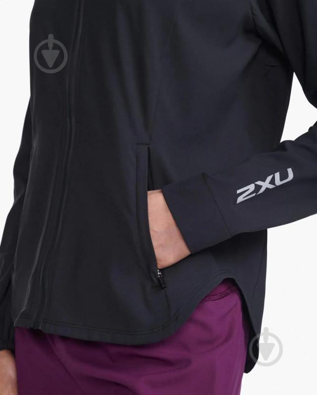 Куртка жіноча 2XU Aero Jacket WR6859a_BLK/SRF р.XXS - фото 6