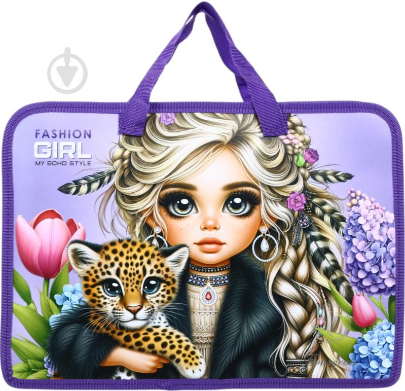 Папка на блискавці з довгою ручкою А4+ Р0263 Bourgeois - фото 1 Папка на блискавці з довгою ручкою А4+ Р0263 Bourgeois - фото 1