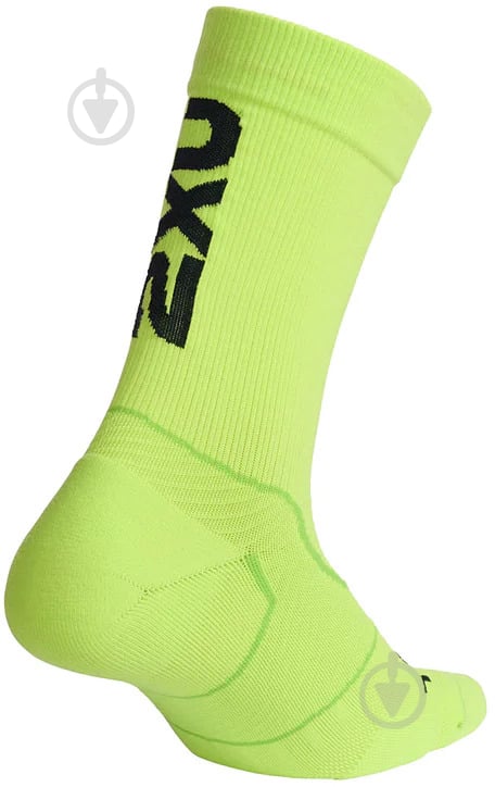 Шкарпетки 2XU Vectr Light Cushion Crew Socks UA7005e_VOL/BLK р.42-46 жовтий - фото 2