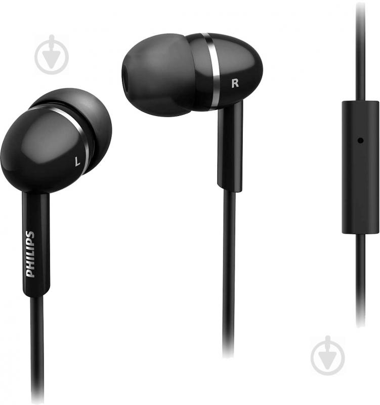 Наушники Philips SHE3705RD/00 black - фото 2