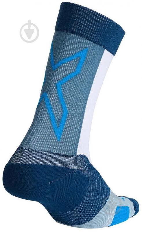 Носки 2XU Vectr Light Cushion Crew Socks UA7005e_CMB/MNL р.35-37,5 синий - фото 2