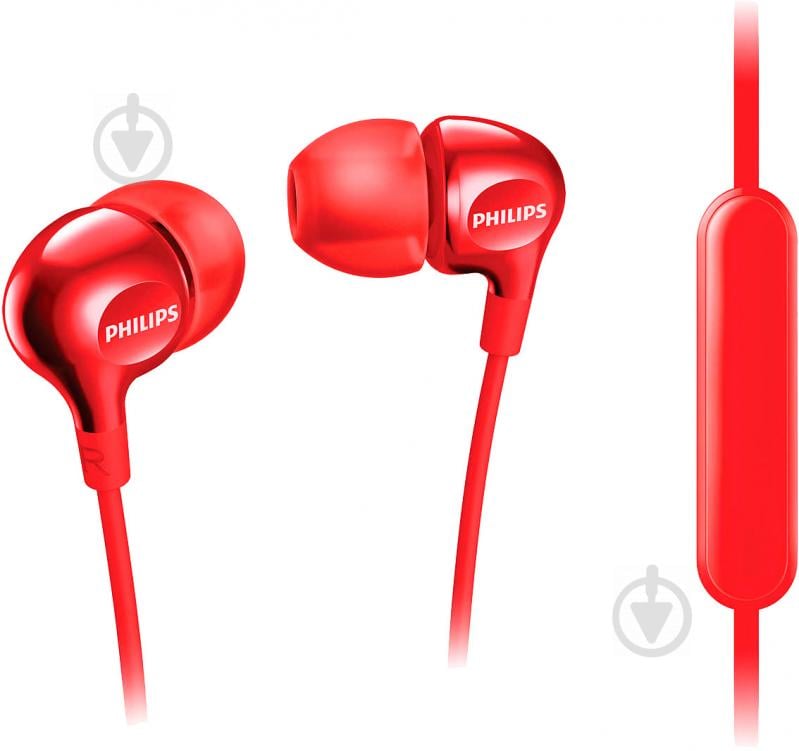 Навушники Philips SHE3705RD/00 red - фото 2