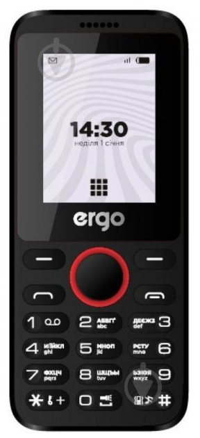 Мобільний телефон Ergo B183 Dual Sim black - фото 1