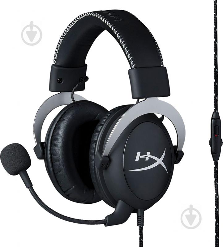 Гарнитура Kingston HyperX Cloud Pro Gaming Headset silver HX-HSCL-SR/NA - фото 1