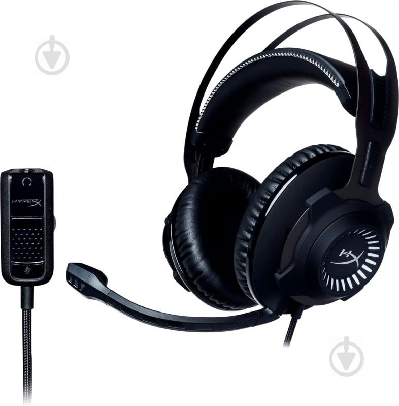 Гарнитура Kingston HyperX Cloud Revolver Gaming Headset gun metal HX-HSCR-GM - фото 1