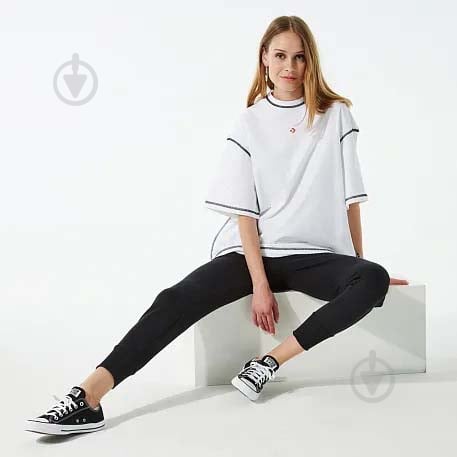 Футболка Converse Crossover Tee 10020975-101 р.S белый - фото 1