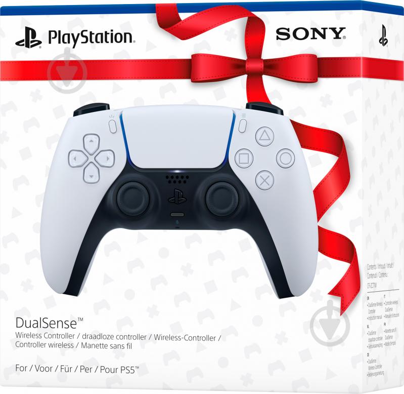 Геймпад беспроводной Sony DualSense для PS5 White подарочное издание (1000035992) - фото 3