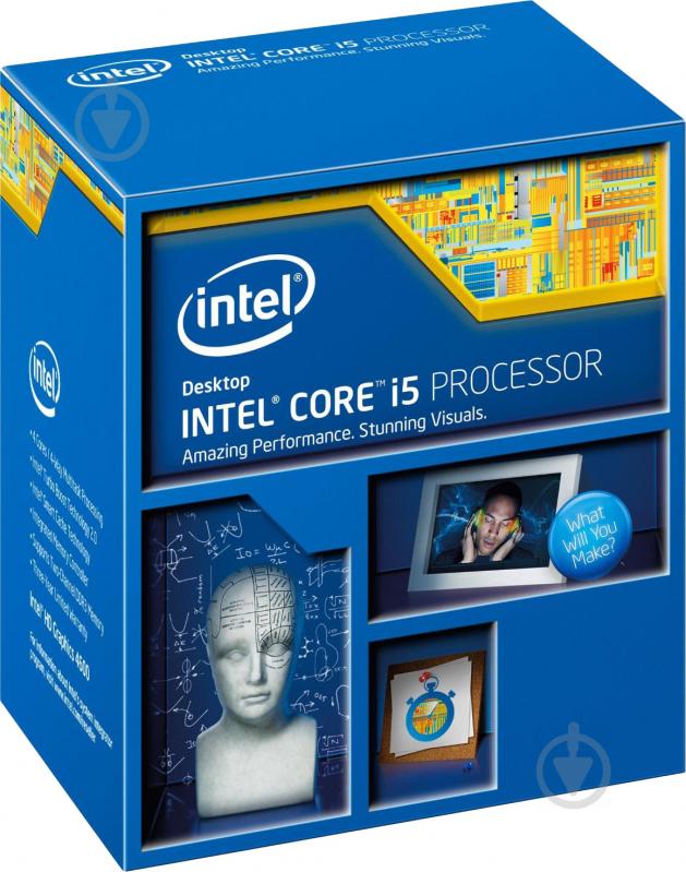 Процессор Intel Core i5-4460 3,2 GHz Socket 1150 Box (BX80646I54460) - фото 1