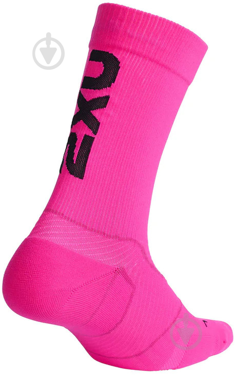 Шкарпетки 2XU Vectr Light Cushion Crew Socks UA7005e_FSA/BLK р.38-41,5 рожевий - фото 2