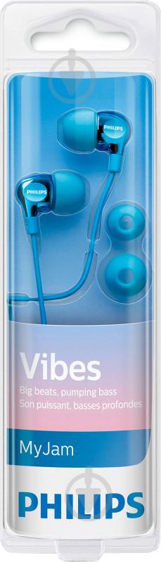 Наушники Philips SHE3700LB/00 light blue - фото 3