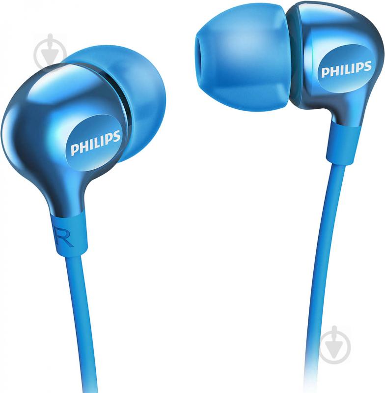 Наушники Philips SHE3700LB/00 light blue - фото 1