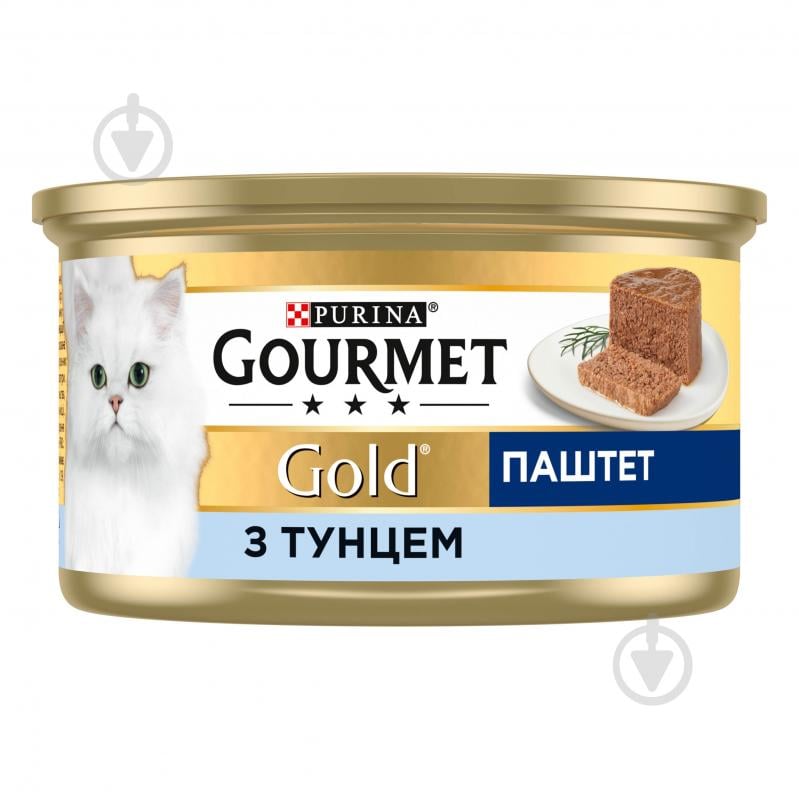 Консерва для котів Gourmet by Purina Gold паштет з тунцем 24 шт. 85 г - фото 3