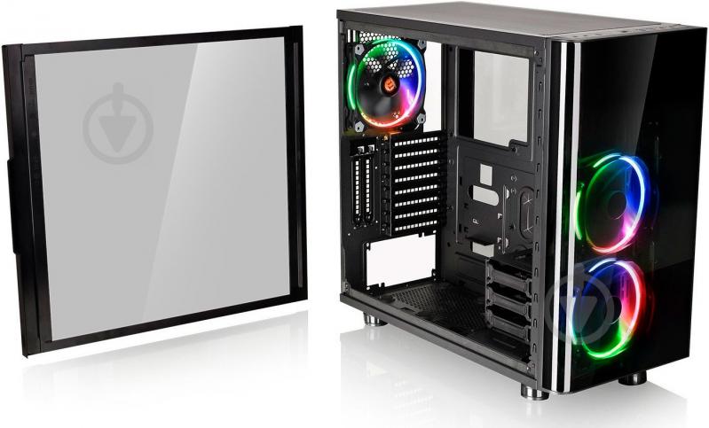 Корпус Thermaltake View 31 RGB Tempered Glass Black - фото 5