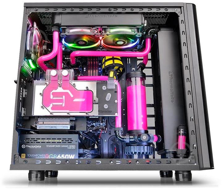 Корпус Thermaltake View 31 RGB Tempered Glass Black - фото 4