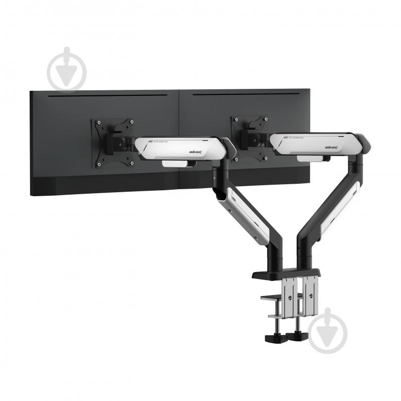 Крепление для монитора Anda Seat Stealth PRO II Duo поворотно-наклонные 17"-42" черный с белым - фото 8 Крепление для монитора Anda Seat Stealth PRO II Duo поворотно-наклонные 17"-42" черный с белым - фото 8