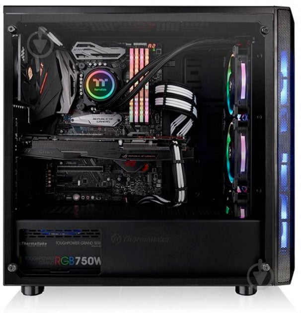 Корпус Thermaltake Versa J23 Tempered Glass RGB Edition - фото 7