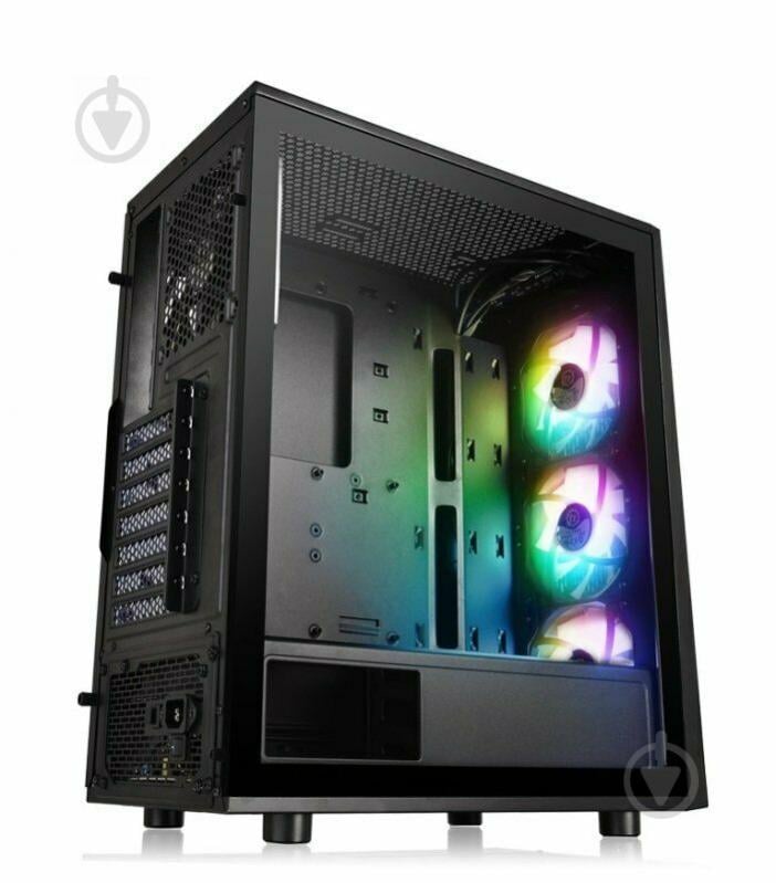 Корпус Thermaltake Versa J24 Tempered Glass ARGB Edition Black - фото 7