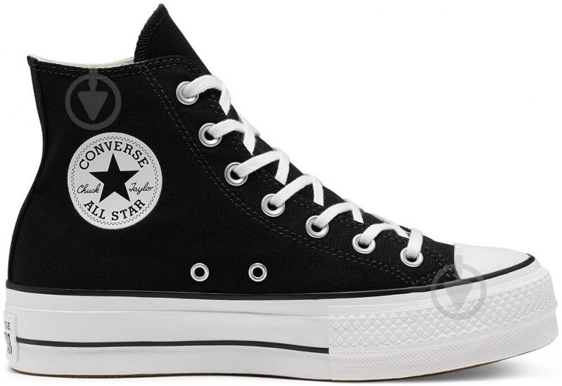 Кеды Converse CHUCK TAYLOR ALL STAR PLATFORM CANVAS 560845C р.41,5 черный - фото 10