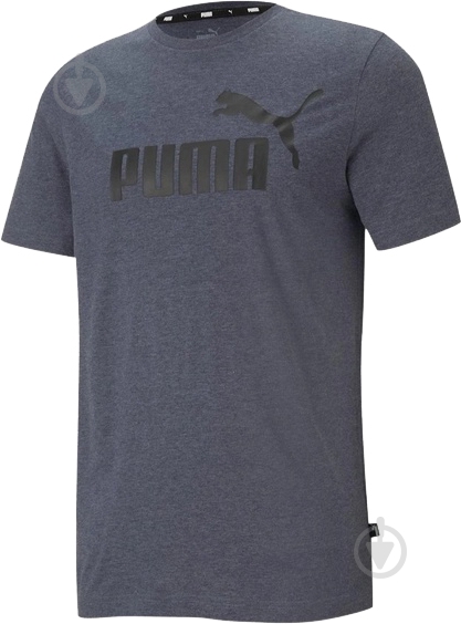 Футболка Puma ESS Heather Tee 58673606 р.S синий - фото 4