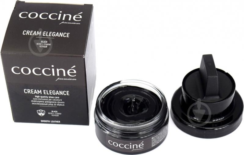 Крем для обуви COCCINE для кожи ELEGANCE 50 мл черный - фото 1
