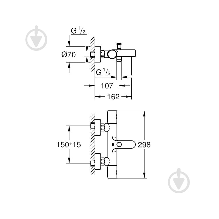 Термостат Grohe Precision Get 34774000 - фото 4