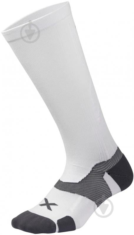 Шкарпетки 2XU Vectr Cushion Full Length Sock L2 (р.42-46/литка 41-46 см.) UA5156e_WHT/GRY р.42-46 білий - фото 1 Шкарпетки 2XU Vectr Cushion Full Length Sock L2 (р.42-46/литка 41-46 см.) UA5156e_WHT/GRY р.42-46 білий - фото 1