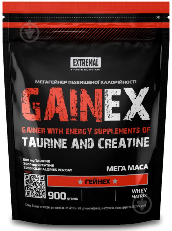 Гейнер Gainex Extremal 0,9 кг - фото 1