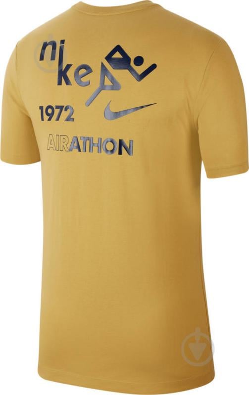 Футболка Nike M NSW TEE AIRATHON DSTRD CT6873-740 р.S желтый - фото 2