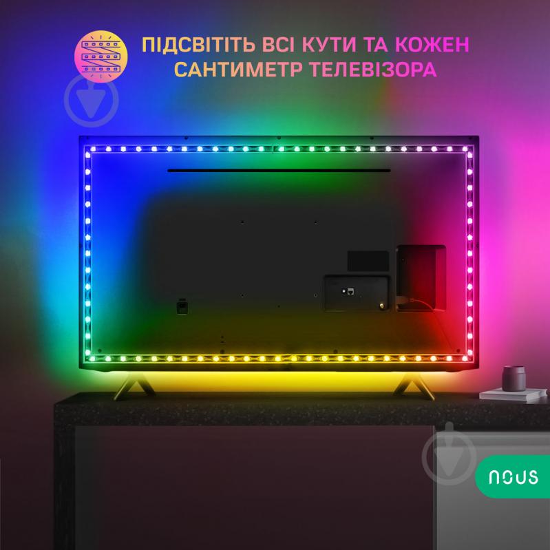 Стрічка світлодіодна Nous F9 2 м RGBIC Wi-Fi - фото 3