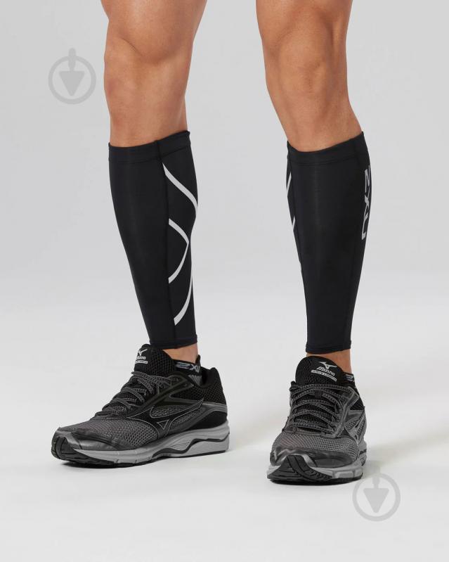 Гетры 2XU Compression Calf Guards UA1987b_BLK/BLK р.XS - фото 1