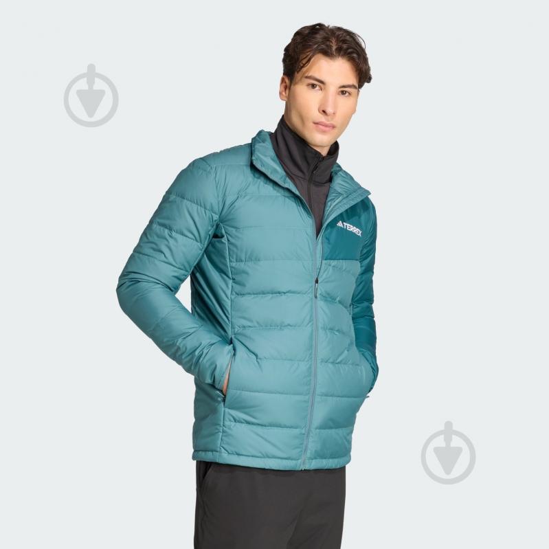 Пуховик мужской зимний Adidas MT DOWN JACKET JZ9963 р.L зеленый - фото 3 Пуховик мужской зимний Adidas MT DOWN JACKET JZ9963 р.L зеленый - фото 3