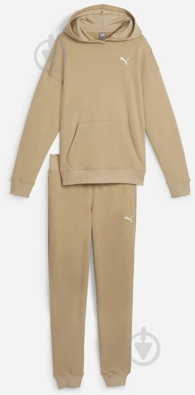 Спортивний костюм Puma Loungewear Suit TR 67992083 р.XXS бежевий - фото 1