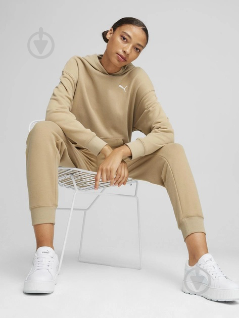 Спортивный костюм Puma Loungewear Suit TR 67992083 р.XXS бежевый - фото 3