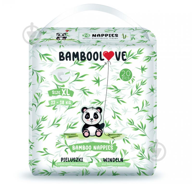 Подгузники BAMBOOLOVE XL 12-18 кг 20 шт. - фото 1