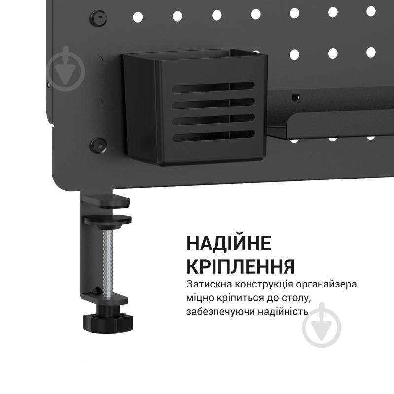 Полка-органайзер настольная OfficePro DO1090B Black - фото 6