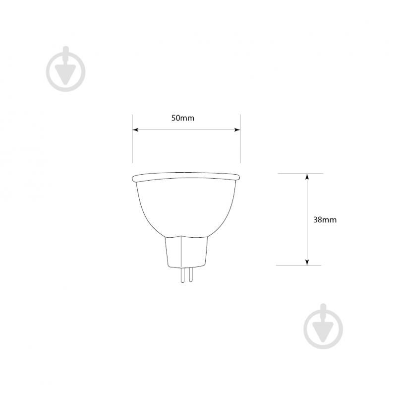 Лампа світлодіодна Светкомплект 38° 7 Вт MR16 матова GU5.3 220 В 3000 К - фото 3