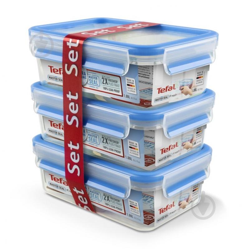 Набір контейнерів Tefal Master Seal 3 шт. F1030410 - фото 2