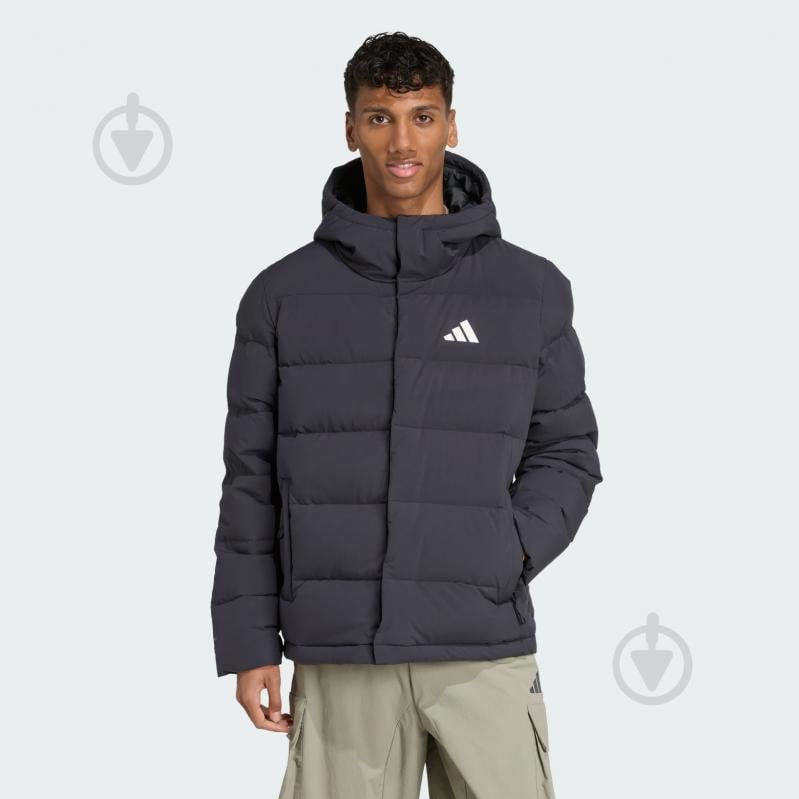 Пуховик чоловічий зимовий Adidas Helionic Hd Jkt JN2099 р.L чорний - фото 1 Пуховик чоловічий зимовий Adidas Helionic Hd Jkt JN2099 р.L чорний - фото 1