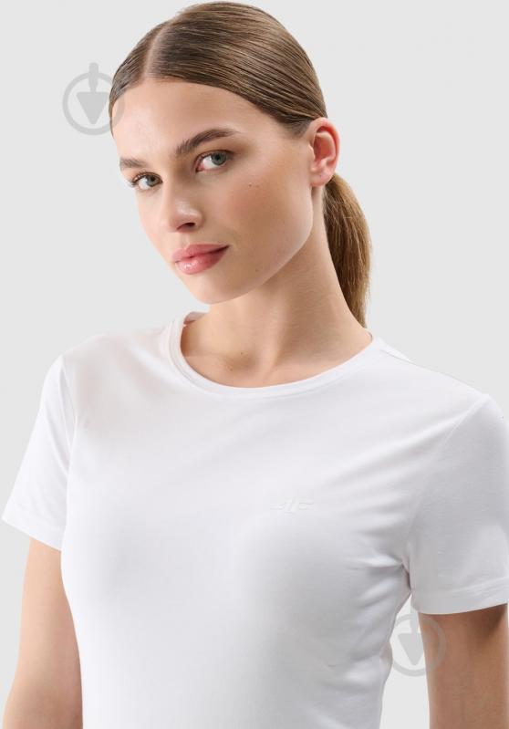 Футболка 4F TSHIRT F2255 р.S белый - фото 3