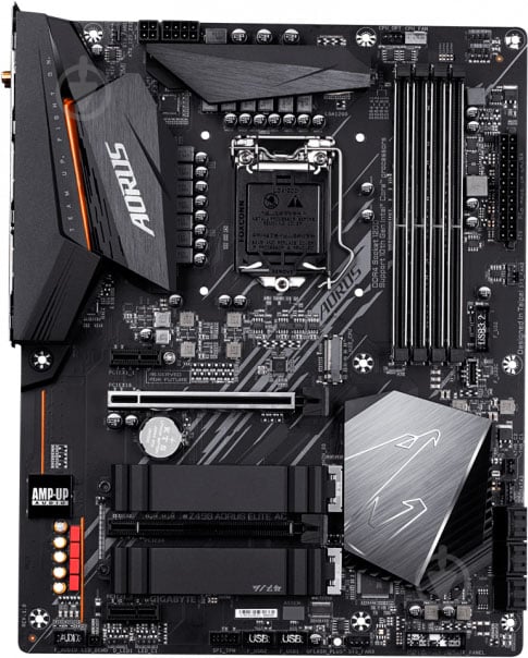 Материнская плата Gigabyte Z490 AORUS ELITE AC (Socket 1200, Intel Z490, ATX) - фото 3