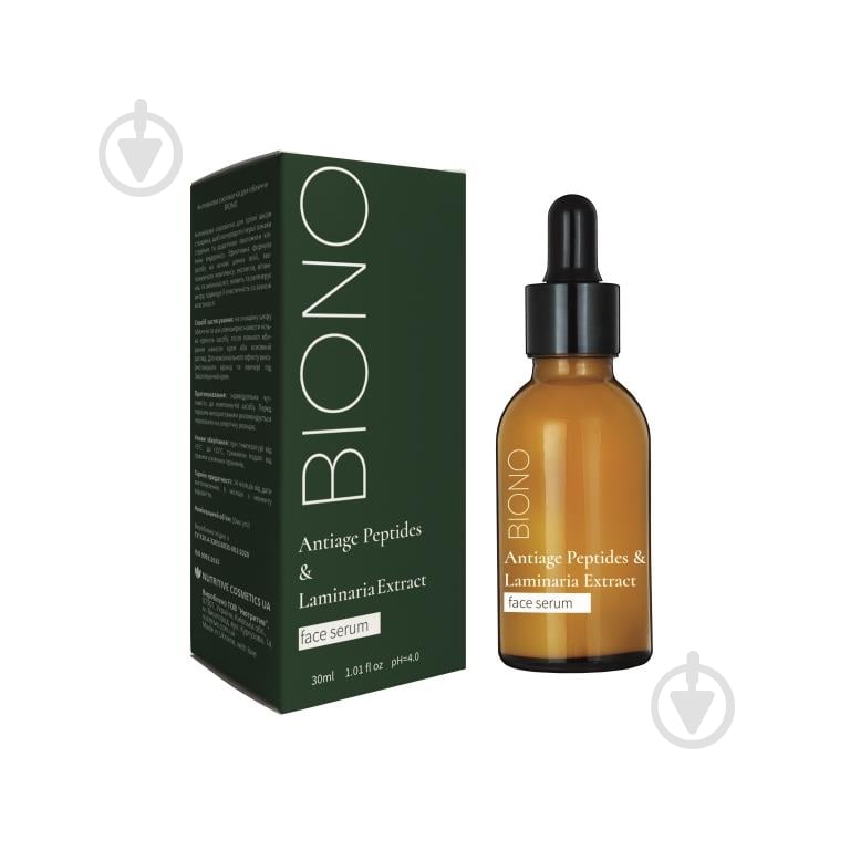 Сироватка Biono Antiage Peptides & Laminaria Extract 30 мл - фото 1