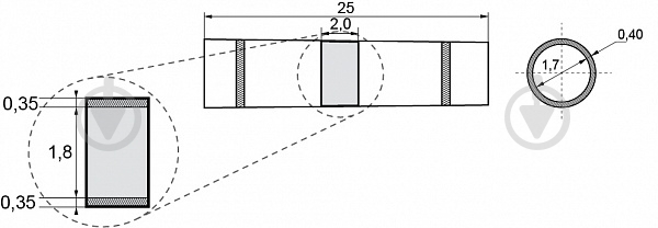 Трубка термоусадочная Аско-Укрем ТГ-11 A0150040080 - фото 2