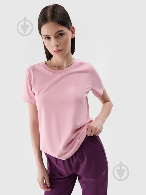 Футболка 4F р.S розовый - фото 1